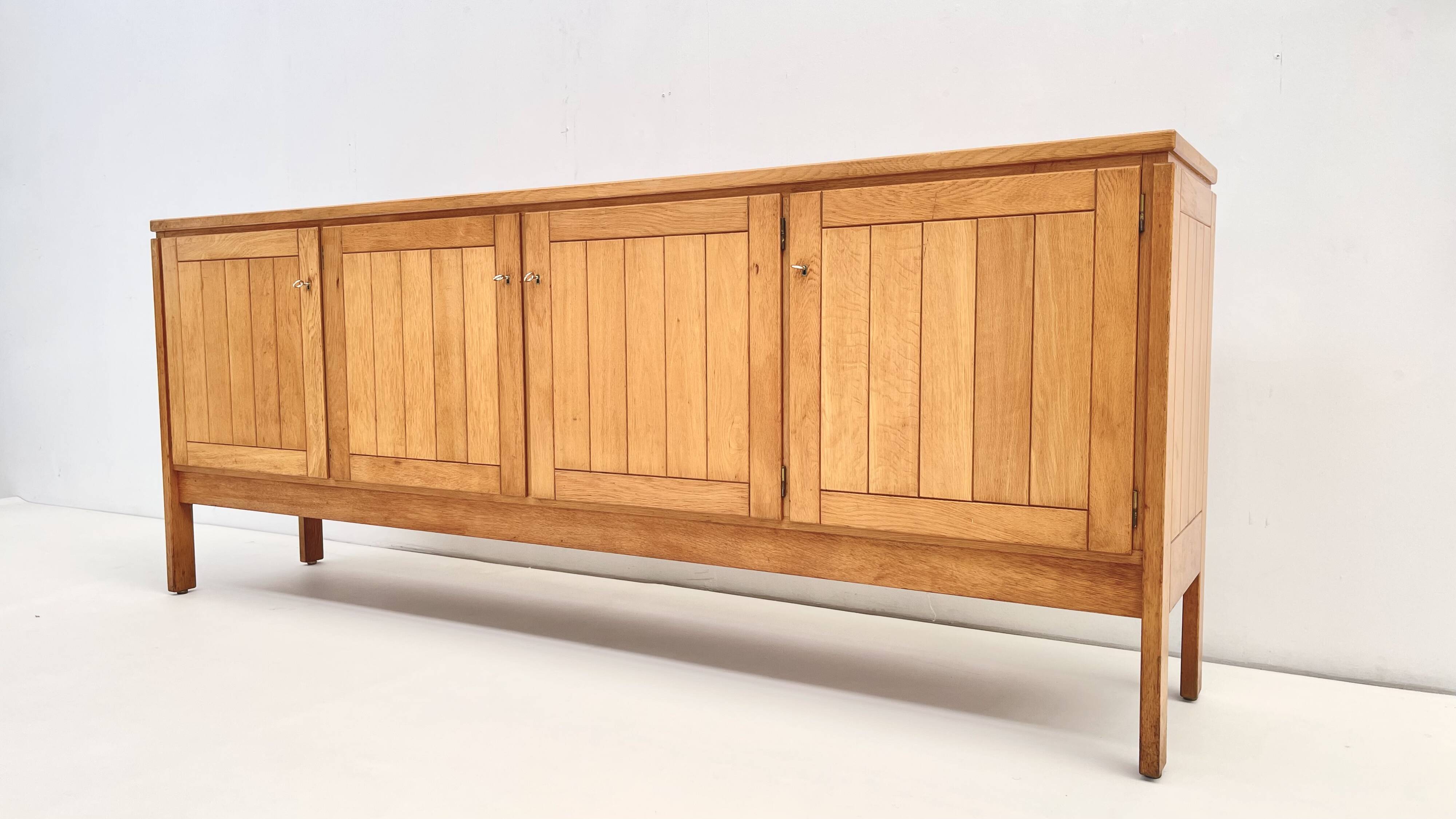 Oak credenza by Van den Berghe Pauvers