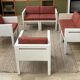 Vintage Cubic Living Room Set, 1980s