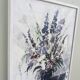 1983 Modern "Flowers & Shell" Swedish Floral Still Life Oil Painting, Framed