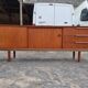 Vintage teak row 60 year