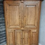 Antique cabinet door furniture panel oak 19th century 140x193cm
