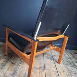 Reclining armchair Georges Van Rijck for Beaufort, wine seat furniture