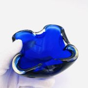 Murano Sommerso Cobalt Blue Dish - 1960