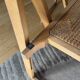 Chaise pliante bois et cannage Jacober