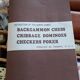 Wooden chess and backgammon set