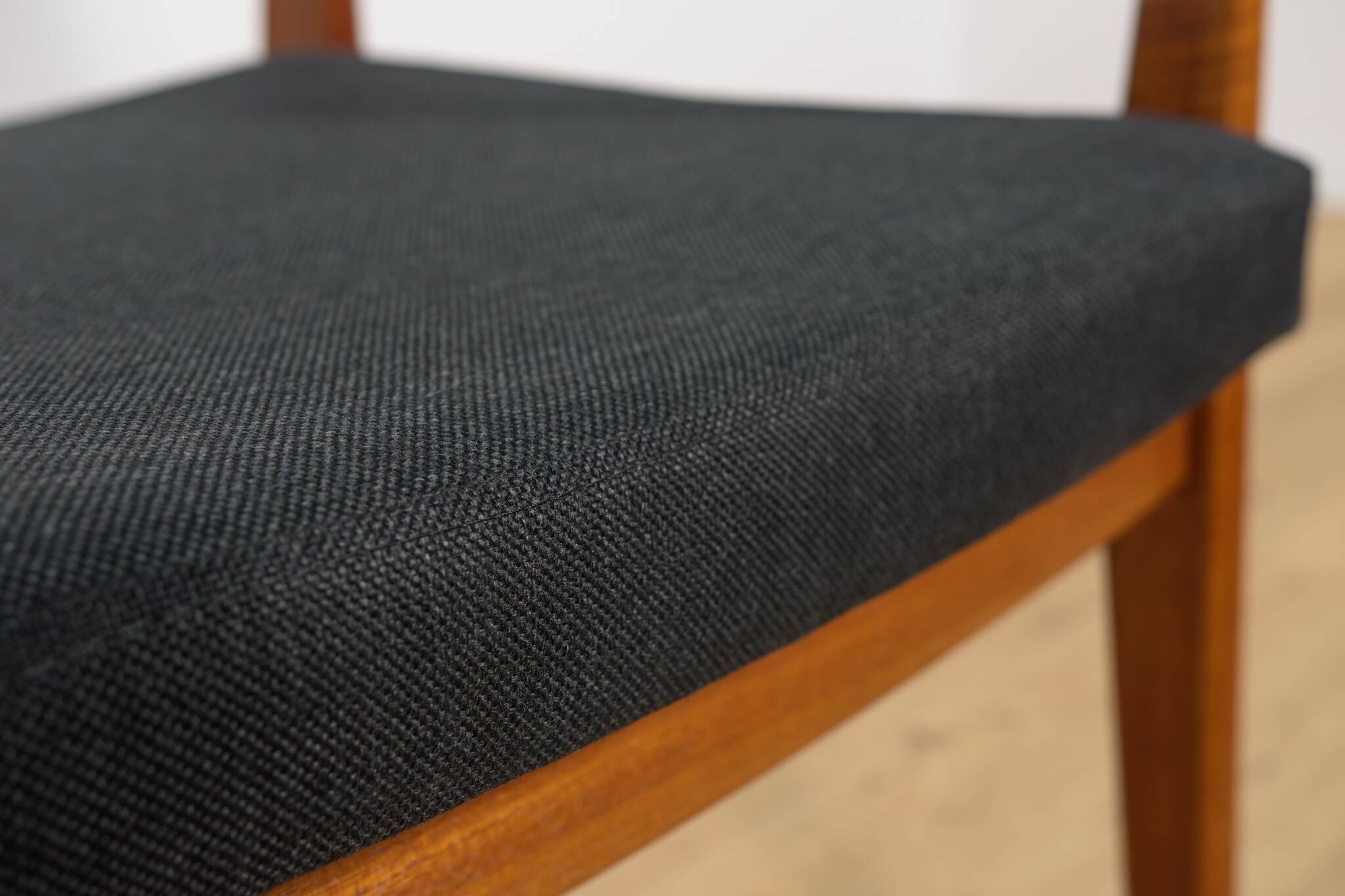 Mid-Century Teak & Leather Armchair by Erik Buck for Ørum Møbelfabrik, Denmark 1960s