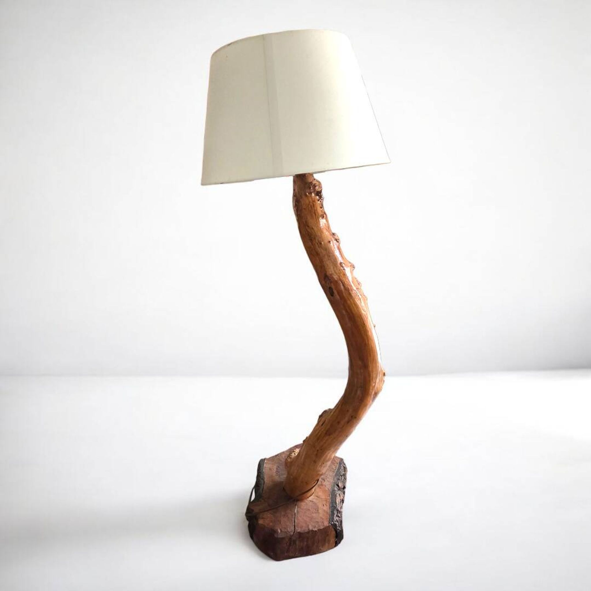 Brutalist floor lamp