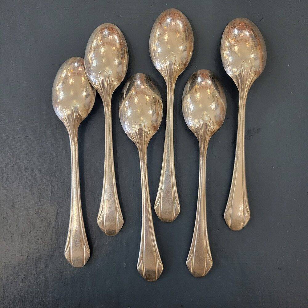 6 small spoons Ercuis