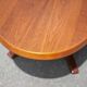 Table basse Baumann, table bois pied étoile, table basse vintage, table de salon, 70's