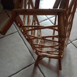 Bamboo magazine rack