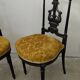 Pair of musical chairs, 19th century