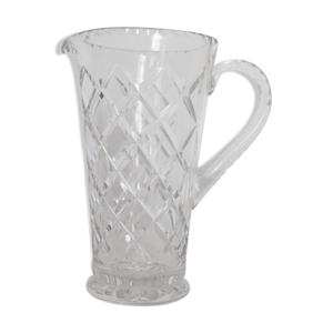 Broc en cristal taillé
