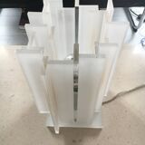 Gerhard Berg. Table lamp, "berg table", northern lighting, 1990s/2000s, plexiglass.