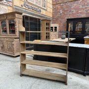 1950s oak shelf