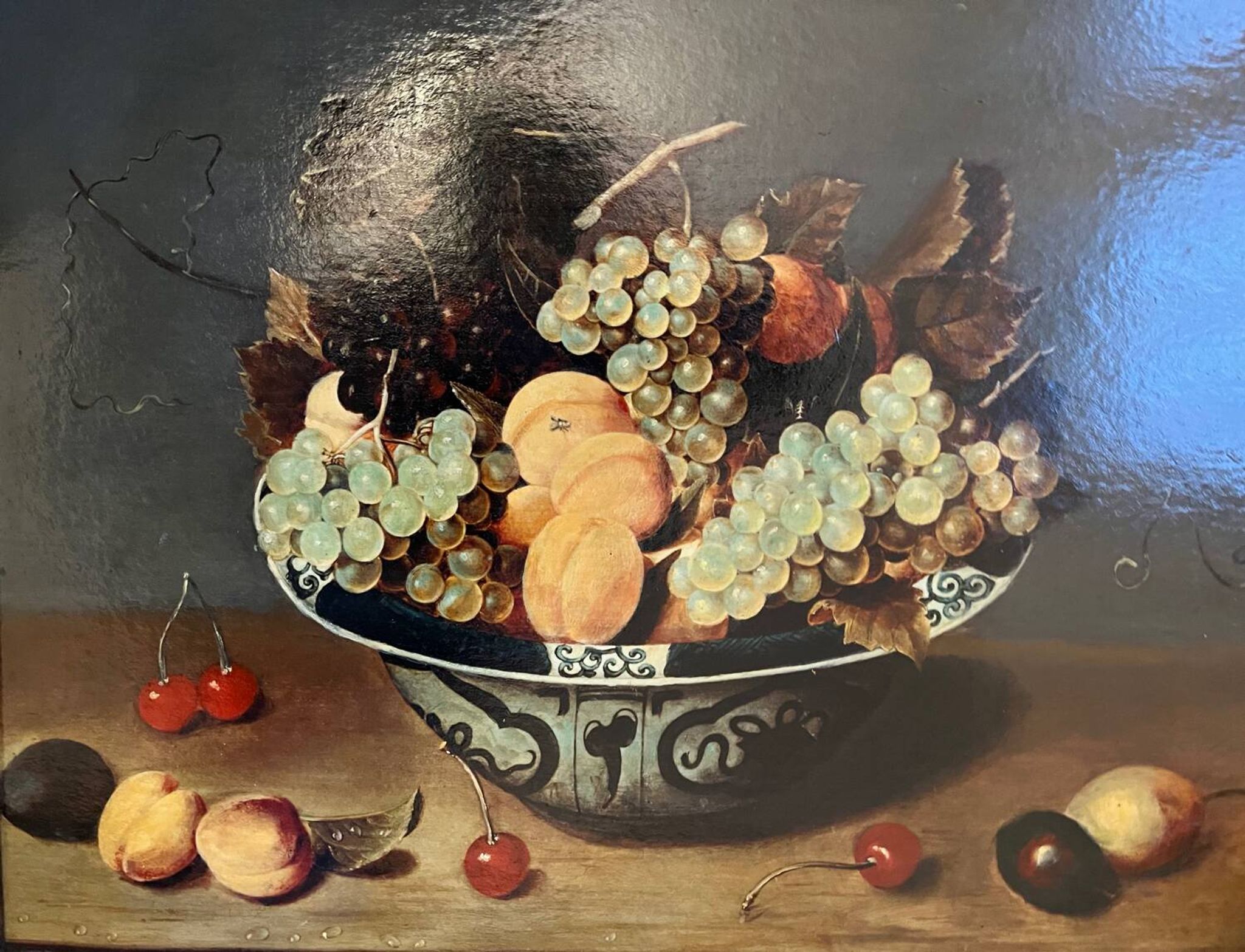Painting: reproduction of still life with fruit