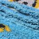 Tapis Bleu Contemporain - 270 x 220 cm