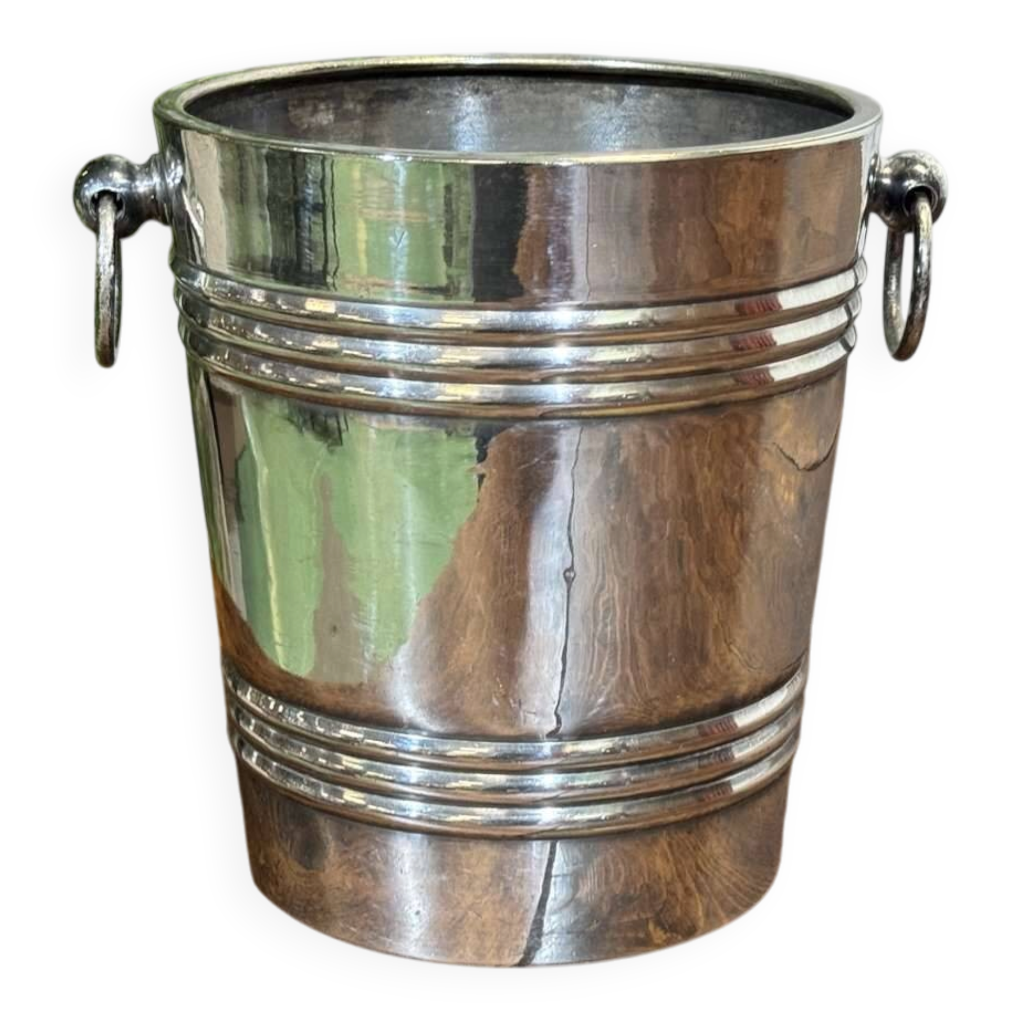 Silver-plated ice bucket from the early 20th century CAFE RICHE