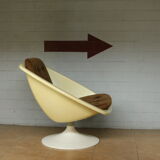 Space age plastic armchair