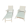 Paire de chaises longues 1960 R. Gleizes