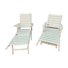 Pair of sun loungers 1960 R. Gleizes