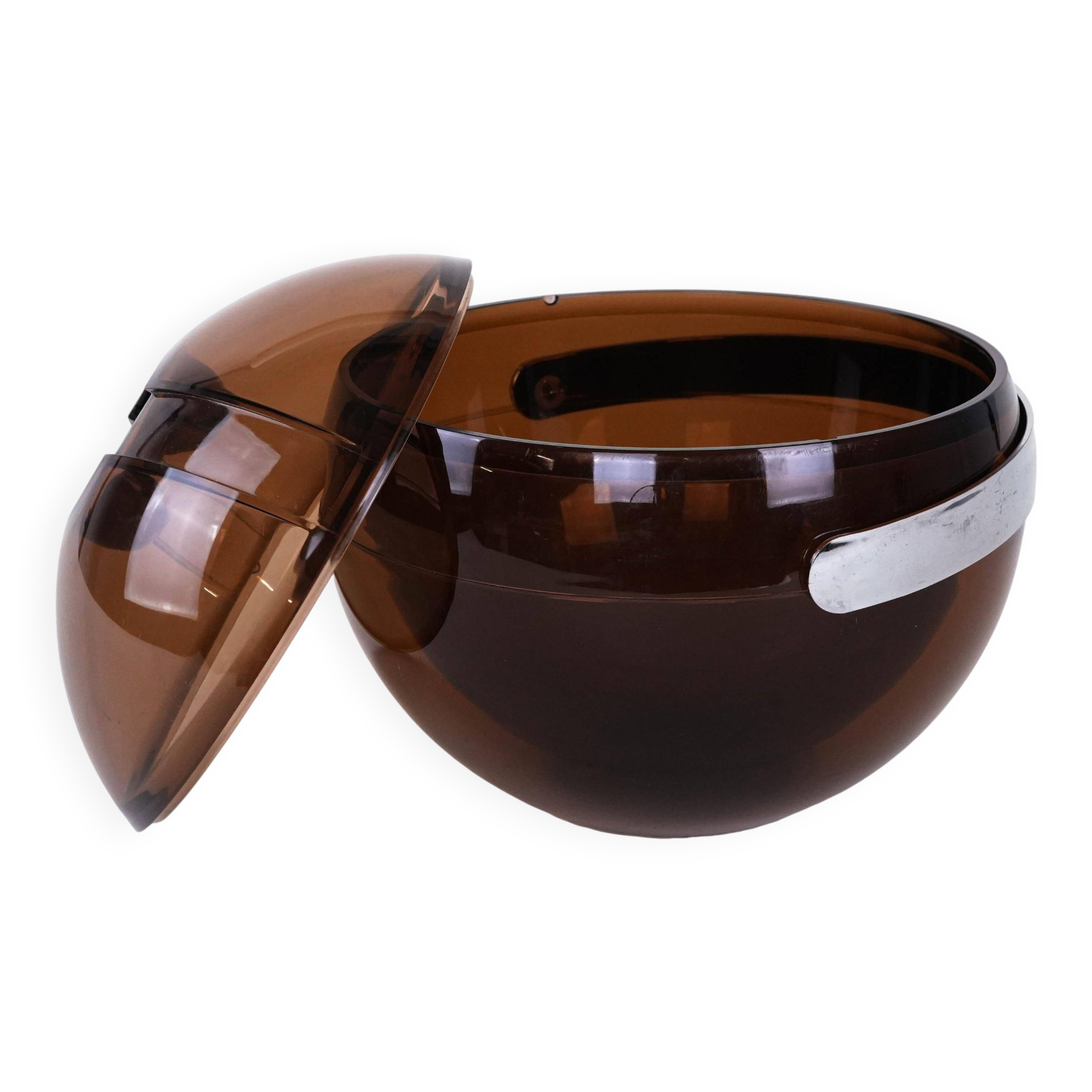 Ice bucket, Italian design, 1970s, manufactured by Fratelli Guzzini