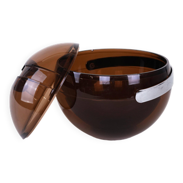 Seau à glace, design italien, années 1970, fabriqué par Fratelli Guzzini.