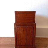 Curtain file cabinet with drawers