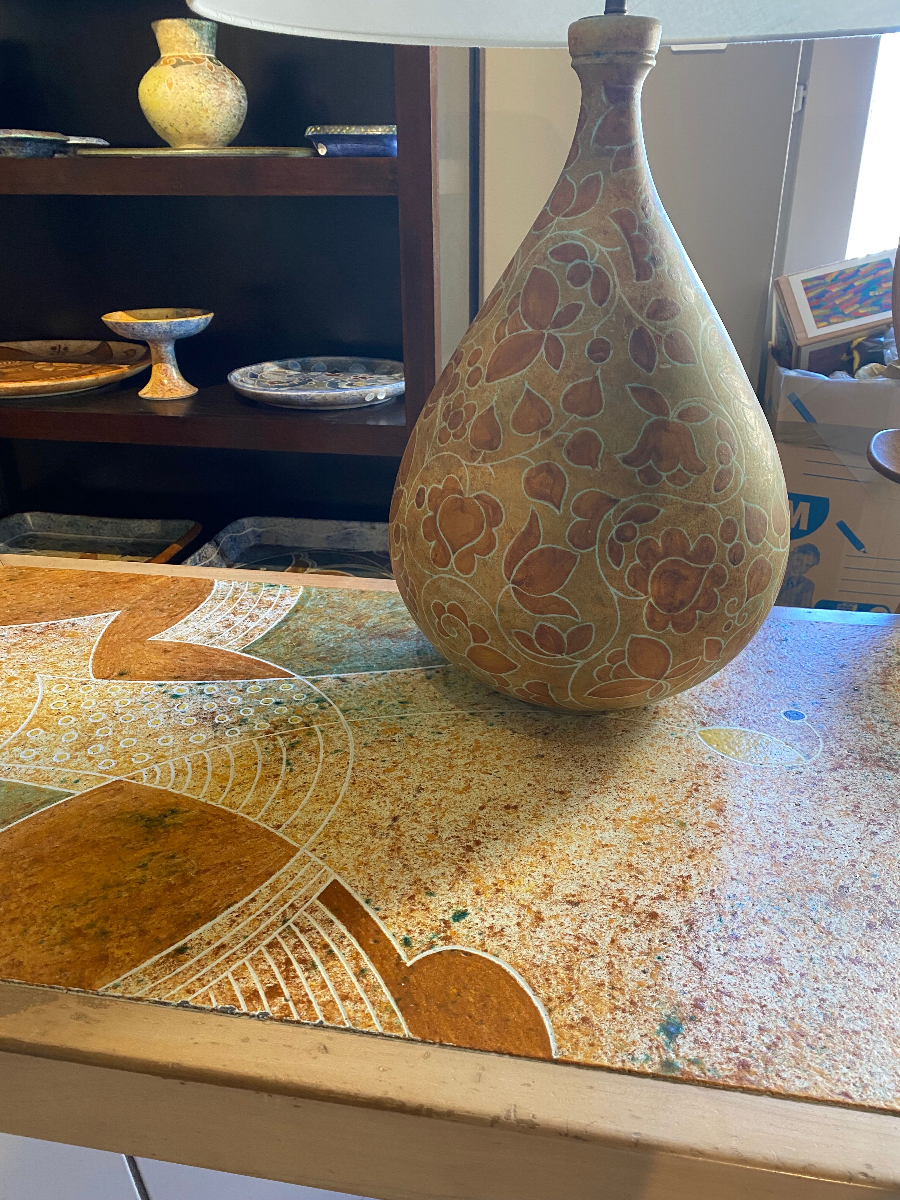 Ceramic coffee table Bernard Buffat