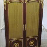 Acajou Library of Cuba Scd Empire decorated with 50 gilded bronzes