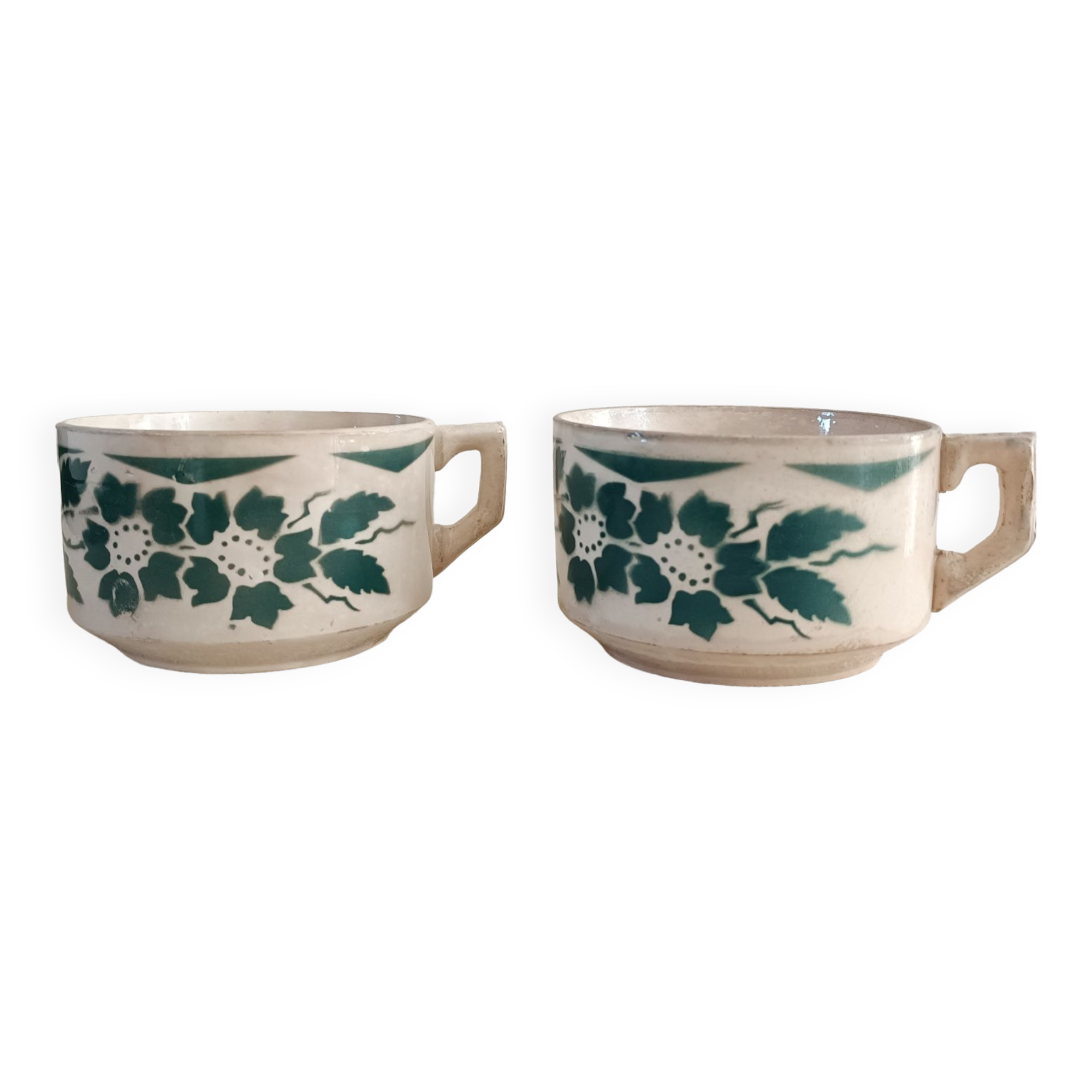 2 iron earth chocolate cups