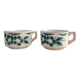 2 iron earth chocolate cups