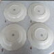 4 assiettes semi creuses terre de fer Longchamp