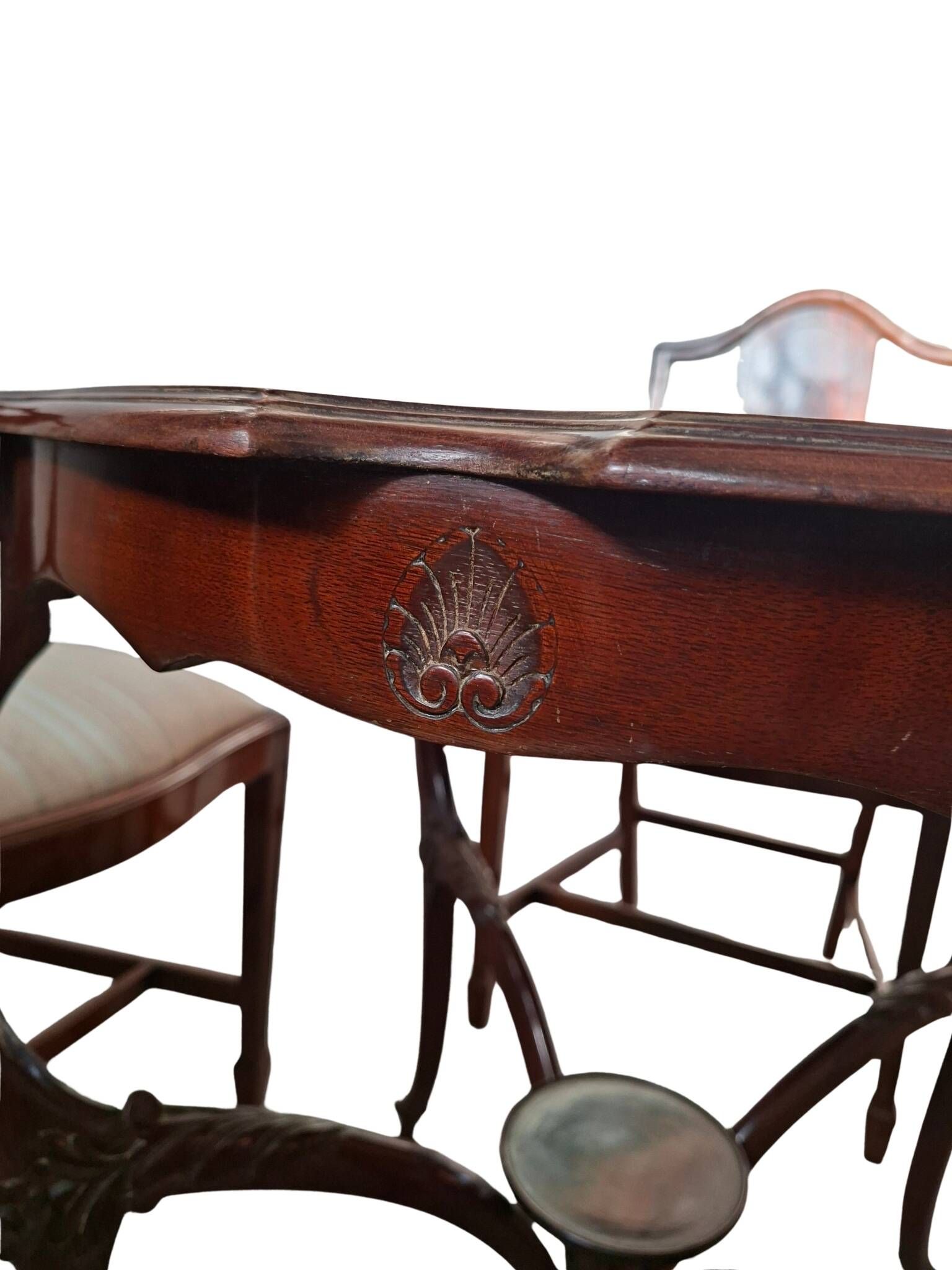 Ensemble de thé, table et 4 chaises, années 50
