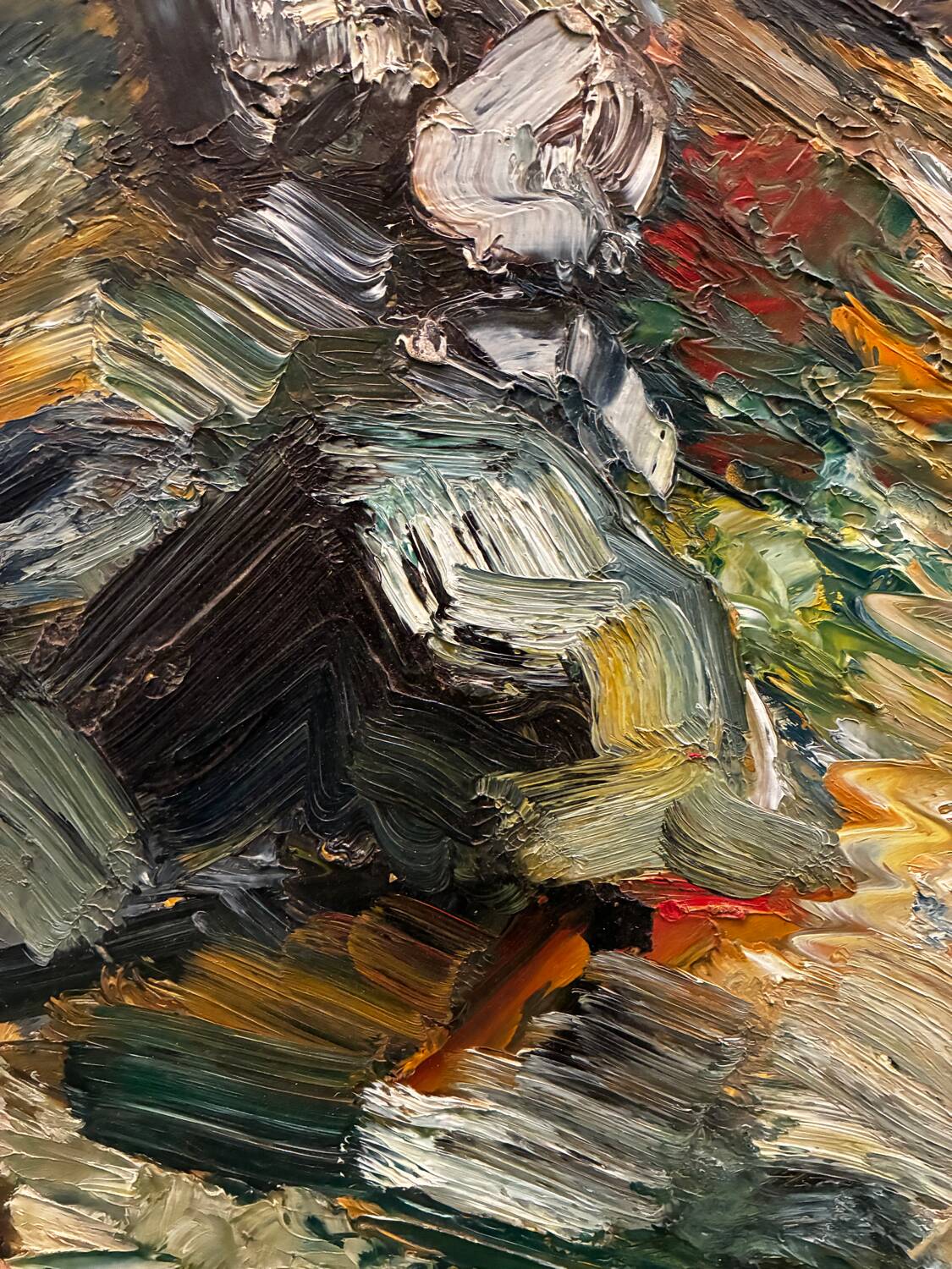 Tableau paysage Barbizon 1964