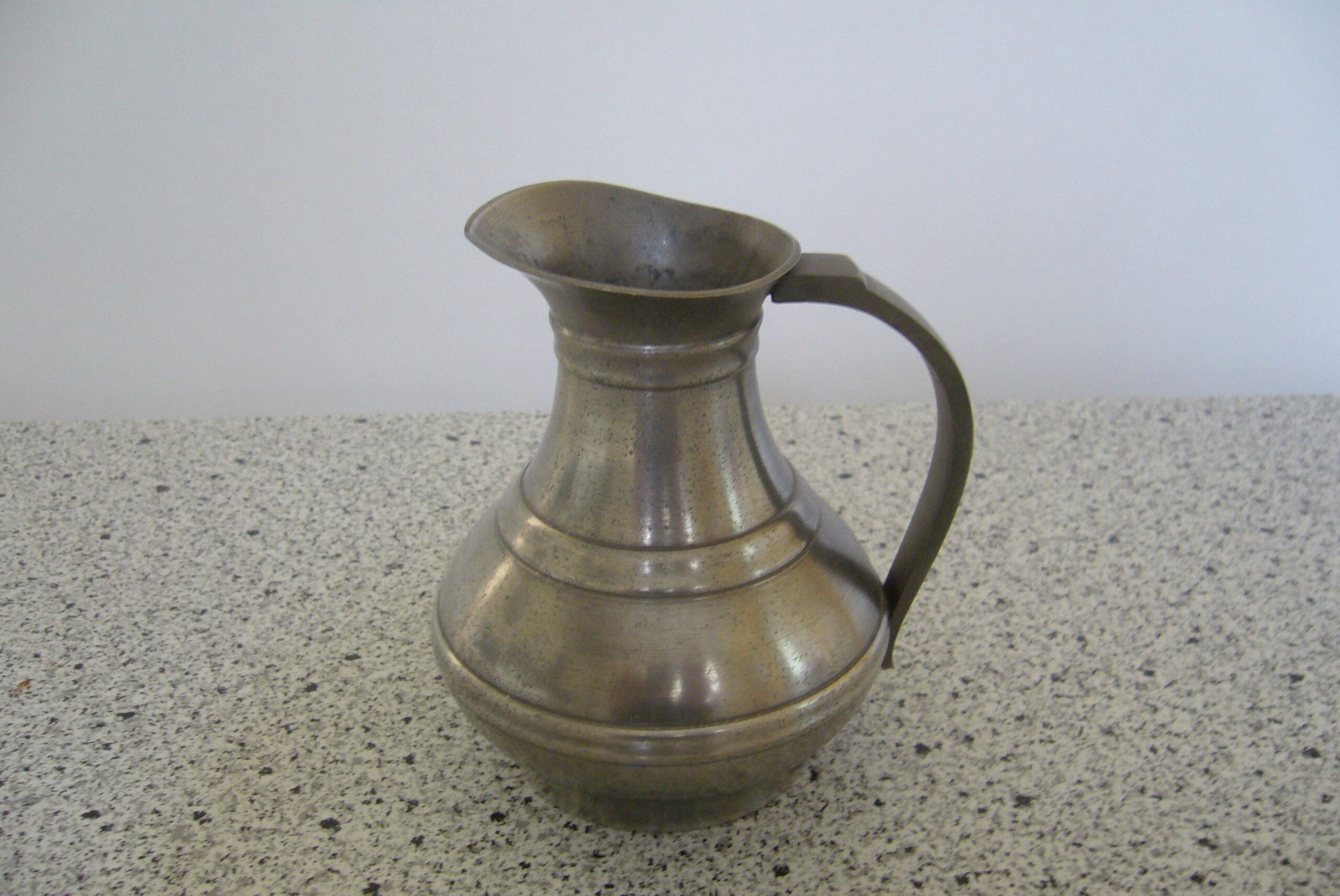 French Pewter Cream or Milk Pitcher