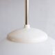 White Bakelite Czechoslovak Hanging Lamp, 1970s
