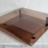 Smoked plexiglass briefcase, IBM, 70s-80s