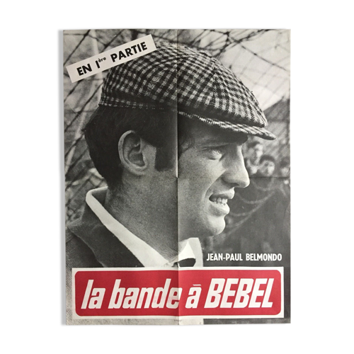 Cinema Poster La Bande A Bebel Jean Paul Belmondo 60x80cm 1966 Selency Cinema Poster La Bande A Bebel Jean Paul Belmondo 60x80cm 1966 Selency