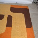 Vintage space age rug 1970