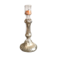 Large mercinated glass candlestick