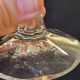 8 flûtes champagne en cristal taillé côtes plates