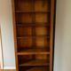 5-shelf solid wood bookcase