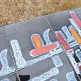 Ceramic iron coffee table ADRI Vallauris