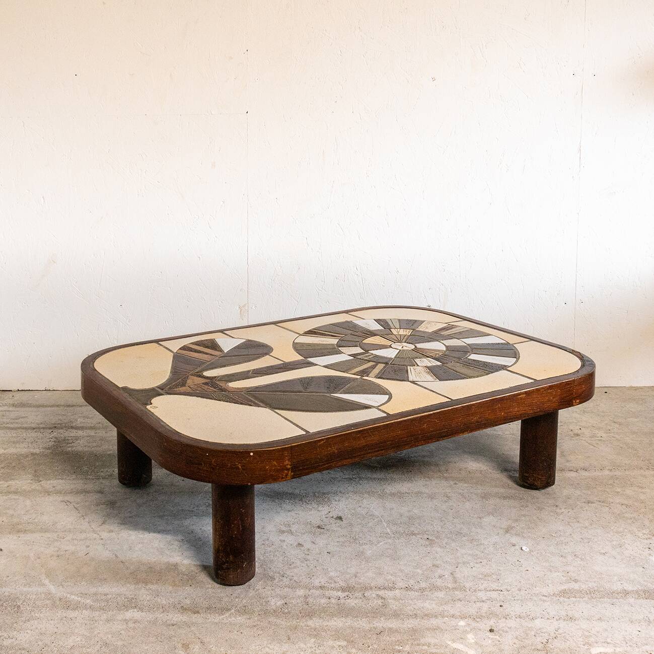 Coffee table by Roger Capron, “Fleur” model