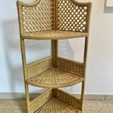 Folding rope corner, 70s corner shelf