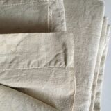 Reserve farm table in raw Métis linen 3m x 2m