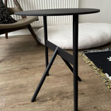 Side table stock table black metal black by normann copenhagen