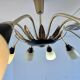 Very Rare Large Stilnovo style Chandelier, Germany, 1960s