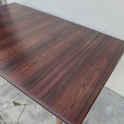 Scandinavian extendable table in Rio rosewood, 1960s