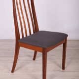 Mid-Century Teak and Fabric Dining Chairs by Leslie Dandy for G-Plan, 1960s, Set of 6